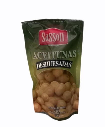 [760573081416] ACEITUNA DESHUESADA SASSON 200