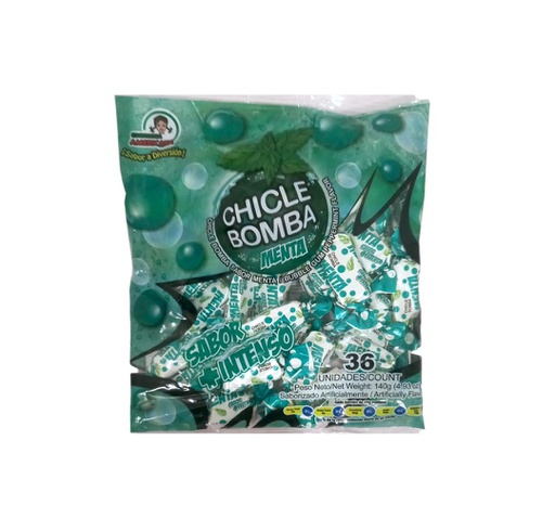 [7412200700438] CHICLE BOMBA MENTA LA DULCERA