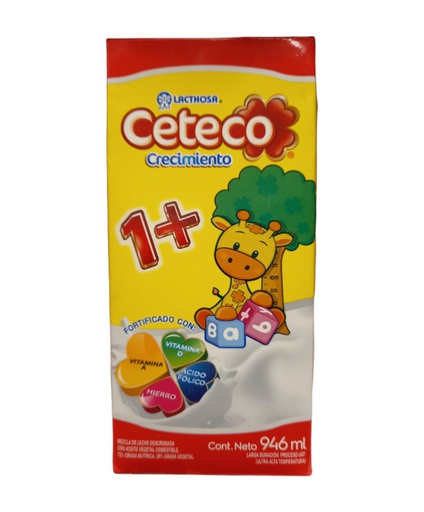 [7421000897187] LECHE EN CAJA CETECO LIQUIDO 1+ CRECIMIEN 946M