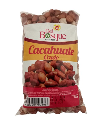 [7422300703406] CACAHUATE CRUDO DEL BOSQUE