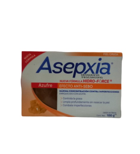 [650240007828] ASEPXIA JABON AZUFRE 100 GR