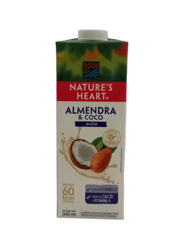 [7502252480669] NATURES HEART ALMENDRA 946 ML