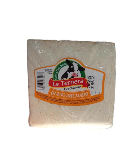 [7422930000036] QUESO AHUMADO LA TERNERA 1LB