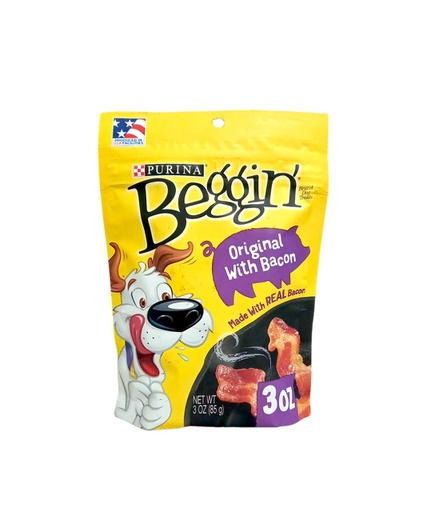 [038100001306] BEGGIN PURINA STRIPS BACON FLA