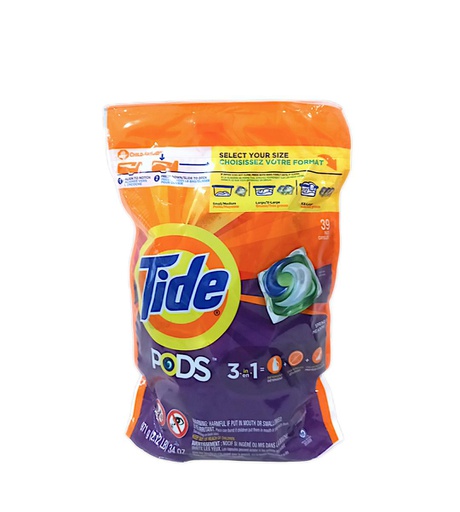 [3192] TIDE PODS 3EN1 2LB 32 OZ MOR