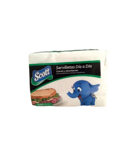 [088502030206] SERVILLETAS SCOTT BLANCAS 100