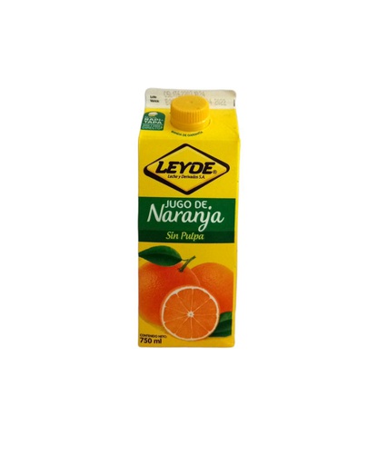 [7422540017967] JUGO DE NARANJA S/PULPA 750ML