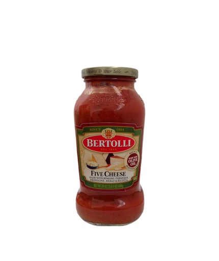 [036200219225] SALSA BERTOLLI FIVE CHEESE 24O