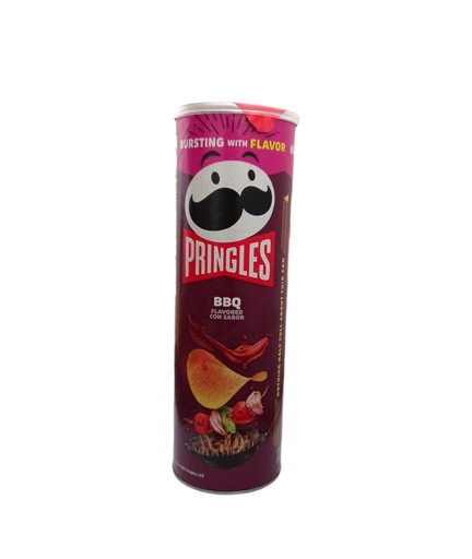 [038000183713] PRINGLES BBQ FLAVORED 158G