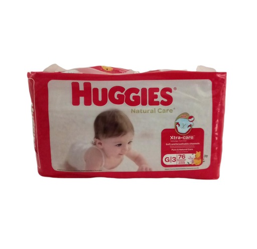 [7441008173731] HUGGIES NATURAL CARE G3 76U