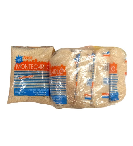 [7038705767068_2] FARDO DE ARROZ MONTECARLO BLANCO 1.75 KILOS 5 UNDS