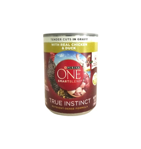 [017800175869] PURINA ONE CHICKEN DUCK 13OZ