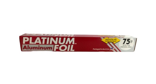 [035406220752] ALUMINIO PLATINUM 75 YRDS