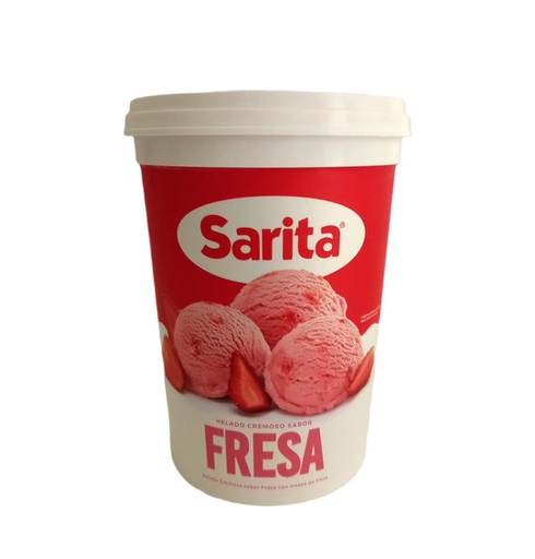 [7401090801622] HELADO SARITA FRESA LITRO