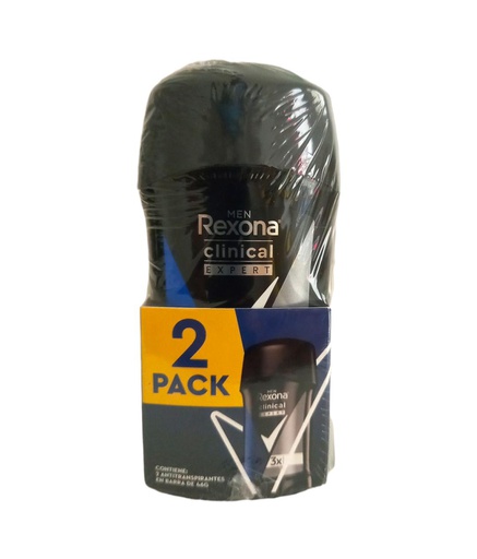 [7411000357200] DESODO  REXONA CLINICAL 2PACK 