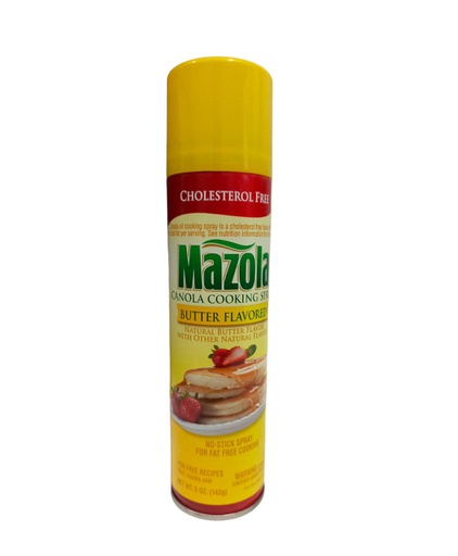 [761720205501] SPRAY MAZOLA CANOLA 142G BUTTE