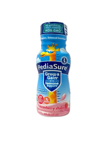 [070074580562] PEDIASURE GROW GAIN FRESA 8OZ 