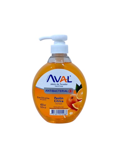 [7750243080156] JABON AVAL PASION CITRICA 400M