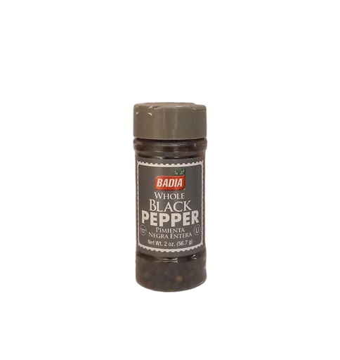 [033844002268] BLACK PEPPER 56 70G BADIA 