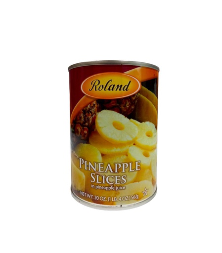 [041224643406] RODAJAS DE PIÑA ROLAND 567GR