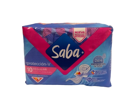 [7501019043840] TOALLA SABA +PROTECCION -REGUL