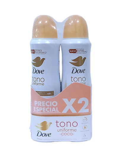 [7411000364246] DEO DOVE COCO  2PACK 150ML C/U