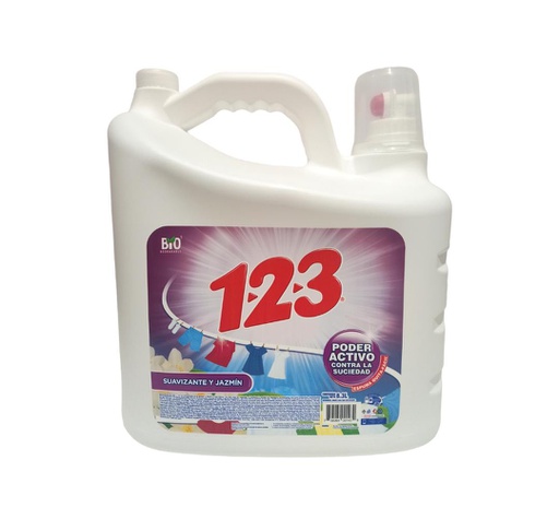 [756964001439] DETERGENTE LIQUIDO 123 JAZMIN 