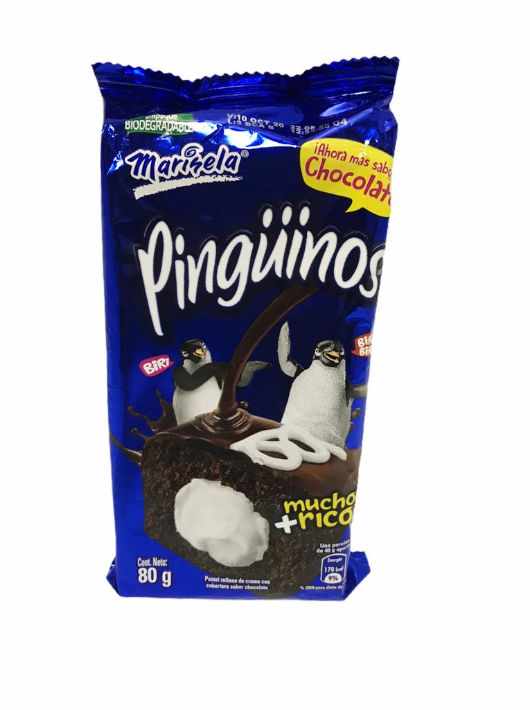 PINGUINOS MARINELA 80 G. | Supermercado El Éxito