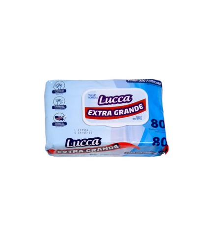 [7404004205622] TOALLITA HUMEDA LUCCAS XG 80U