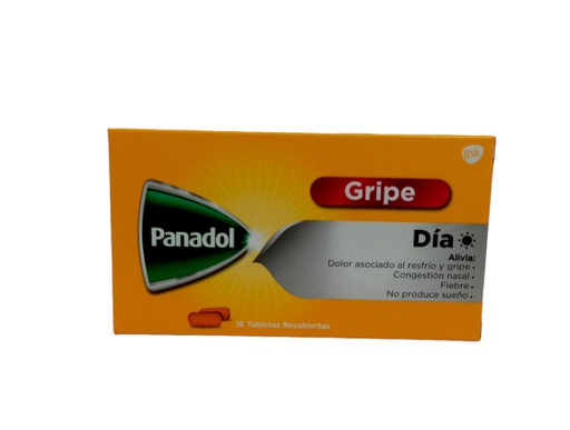 [7451079003608] PANADOL GRIPE DIA 16 TABLETAS