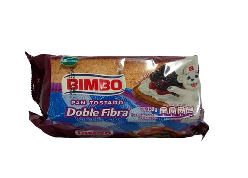 [7441029556025] PAN TOSTADO DOBLE FIBRA BIMBO 