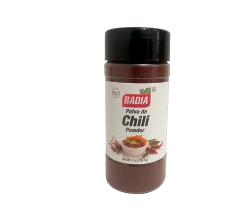 [033844002145] POLVO DE CHILI BADIA 9OZ