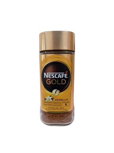 [7501058642585] NESCAFE GOLD VAINILLA 100G