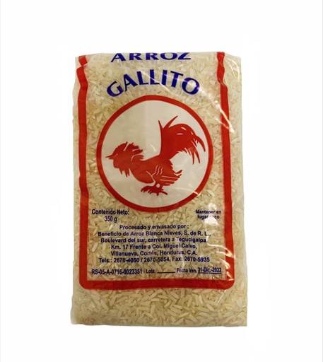 [7038705767082] ARROZ GALLO ROJO 350 G