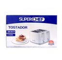 TOSTADORA SUPER CHEF 4 SLICE 