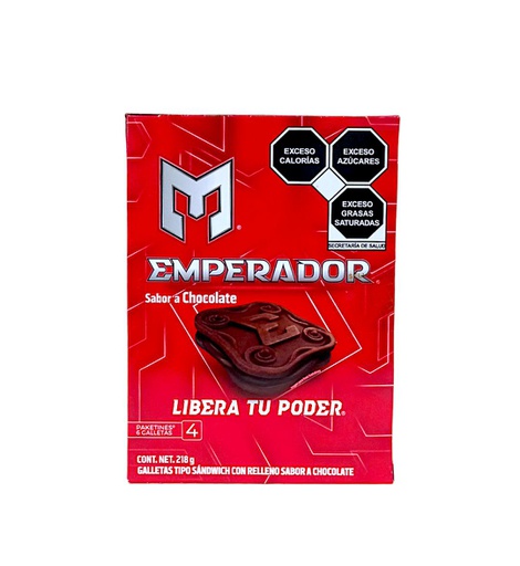 [7500478019632] CJA GALLETA EMPERADOR CHOCO 4U