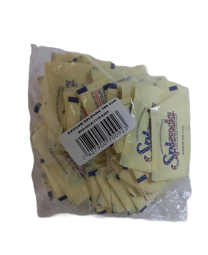 [7427900700923] AZUCAR SPLENDA 100 SOBRES AMAR