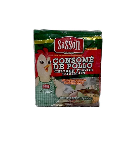 [760573095635] CONSOME DE POLLO SASSON UN 12G