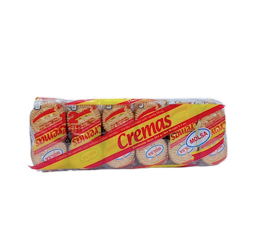 [809552009574] GALLETA CREMAS VAINILLA 12UN