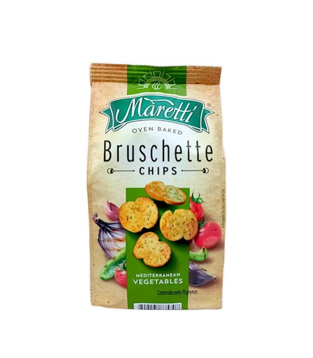 [3800205875307] BRUSCHETTE CHIPS VEGETABLES 70