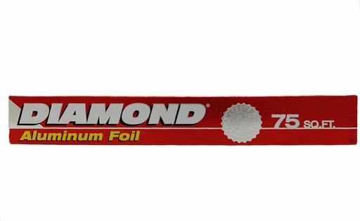 [010900000857] PAPEL ALUMINIO DIAMOND 75 YD