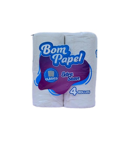 [856038008873] BOM PAPEL CLASICO  4 ROLLOS