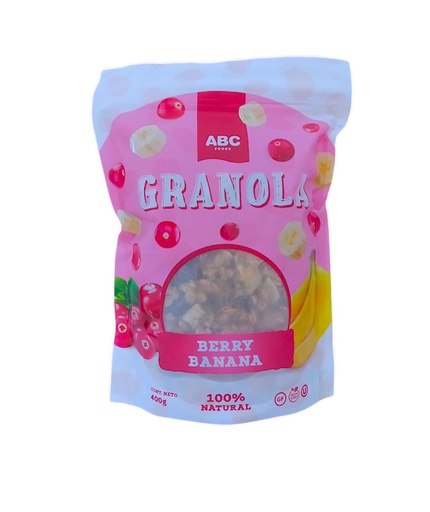 [196852026081] GRANOLA BERRY BANANA ABC 400G