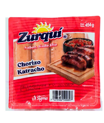 [7423386500897] CHORIZO CATRACHO 454G