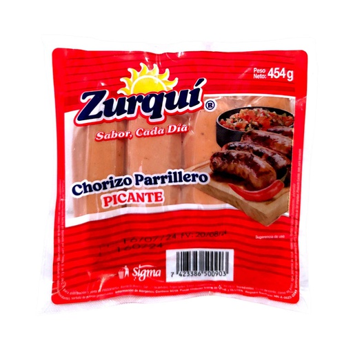 [7423386500903] CHORIZO PARRILLE PICANTE 454G