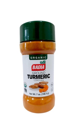 [033844001155] CURCUMA ORGANICA BADIA 7OZ