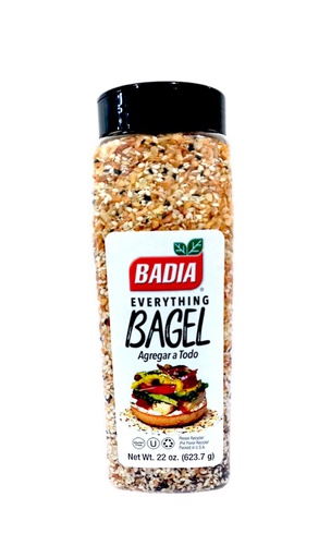 [033844008000] EVERYTHING BAGEL BADIA 22 OZ