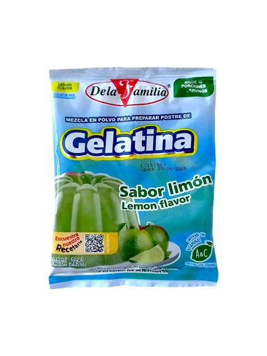 [7411002500154] GELATINA SABOR A LIMON 80G