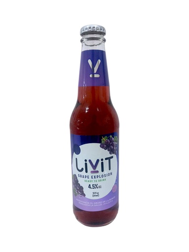 [7422111061931] LIVIT GRAPE  355ML 4 5%