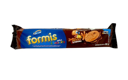 [7896058257991] GALLETAS FORMIS CHOCOLATE 86g